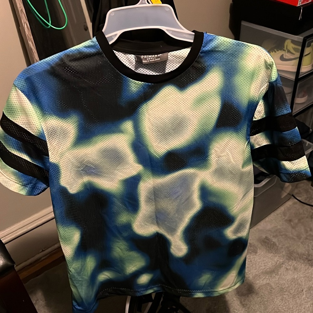 Multi Colored Mens Fishnet T- Shirt